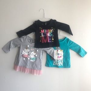 3 shirts bundle  size 12 months